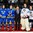 GRAND FORKS, NORTH DAKOTA - APRIL 24: Sweden's Jacob Moverare #6, Axel Jonsson Fjallby #16, Lias Andersson #26, Finland's Sami Moilanen #12, Eeli Tolvanen #20 and Ukko-Pekka Luukkonen #1 receives Player of the Tournament awards during gold medal game action at the 2016 IIHF Ice Hockey U18 World Championship. (Photo by Matt Zambonin/HHOF-IIHF Images)